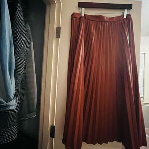 Alfani Classy A-Line Skirt in Rich Brown